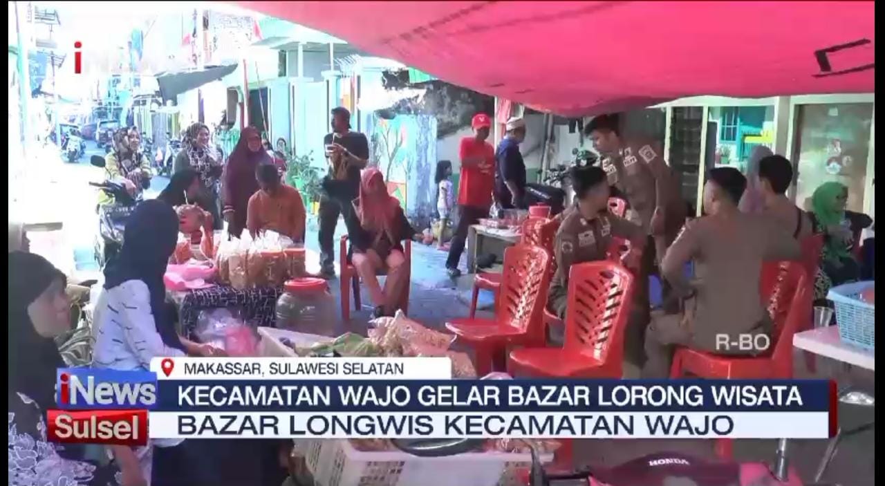 Thumbnail Kecamatan Wajo Gelar Bazar di Lorong Wisata